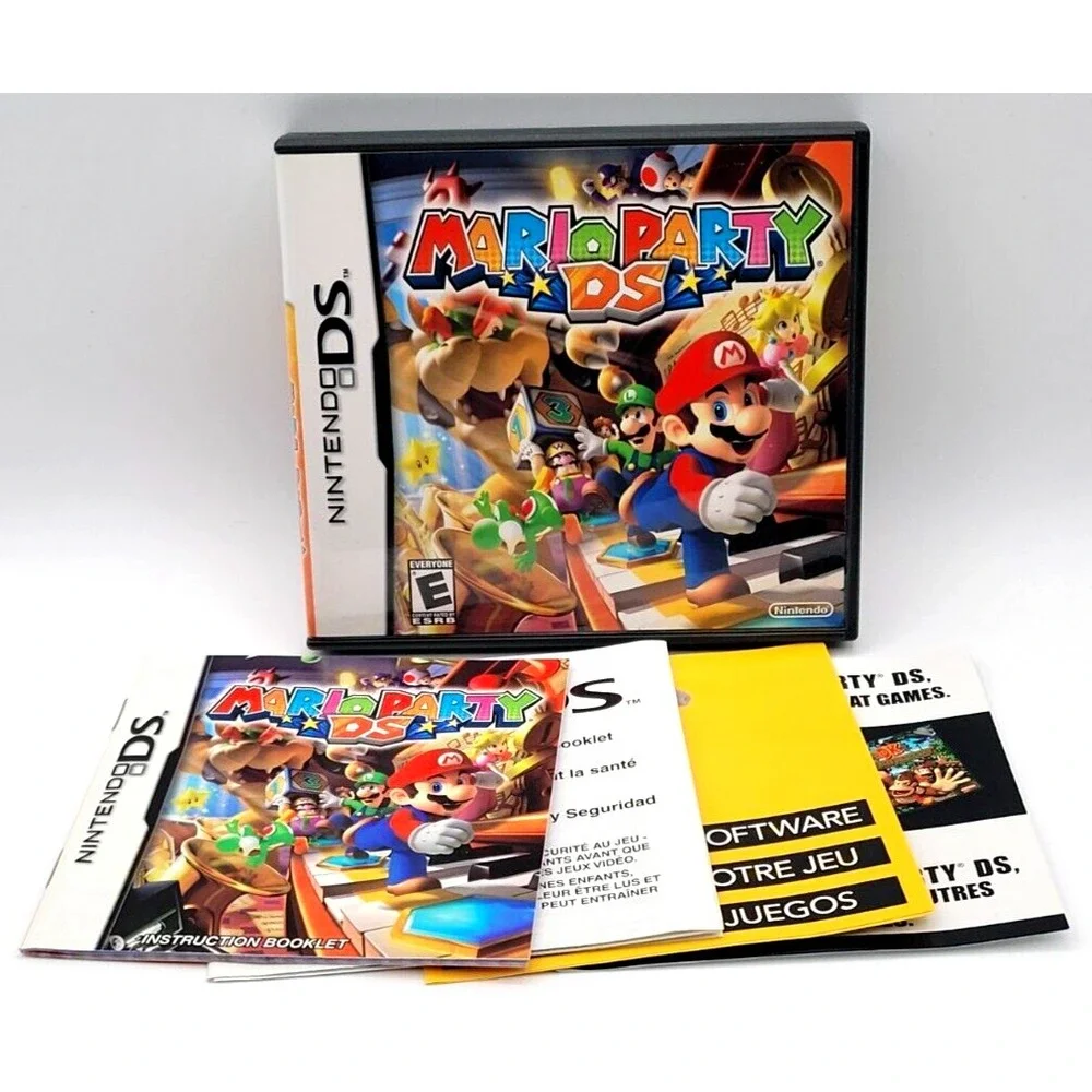MARIO PARTY DS GAME CASE & MANUAL ONLY NINTENDO DS **NO GAME**